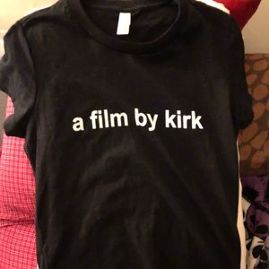 A Film By Kirk (Gilmore Girls) black t-shirt
